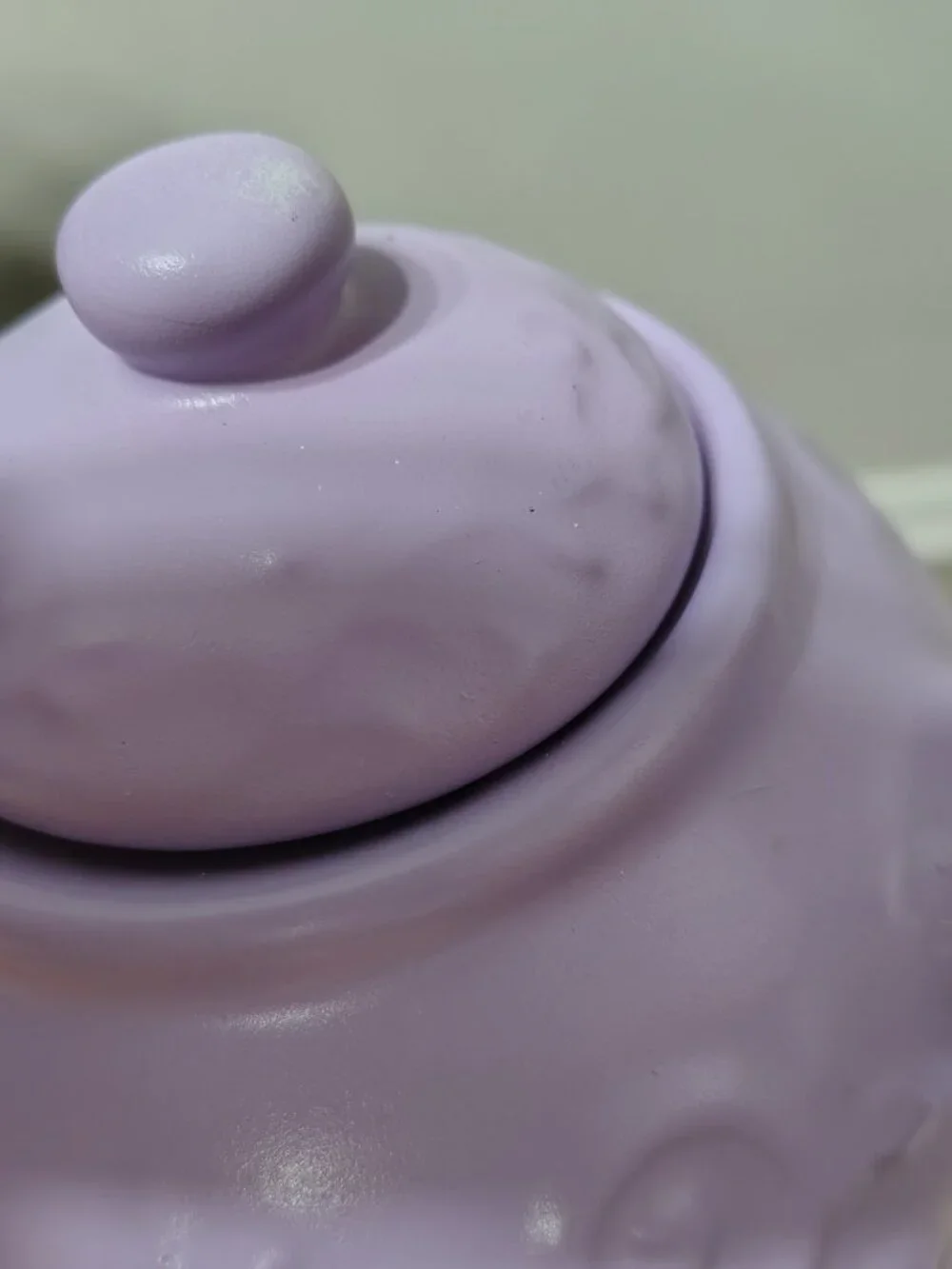 hand painted teapot